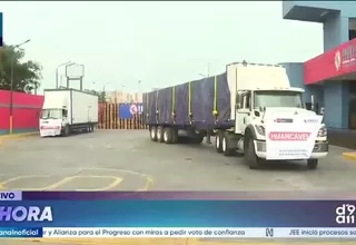 INDECI: Envían más de 300 toneladas de ayuda a zonas afectadas por lluvias