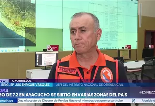 INDECI reporta tres heridos y 22 casas afectadas por el sismo 7.2