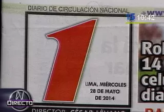 Indecopi prohibió al diario La Primera utilizar logo y nombre
