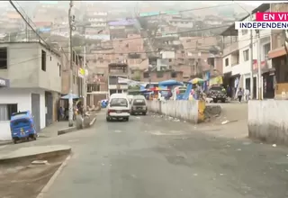 Independencia: Detonan granada en paradero de combis