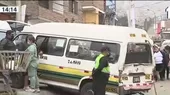 Independencia: Un fallecido en choque de combis - Noticias de accidentes-aereos