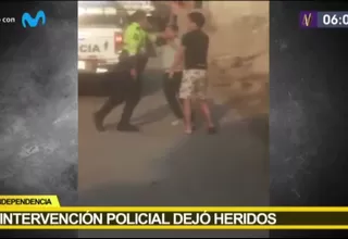 Independencia: Intervención policial dejó heridos