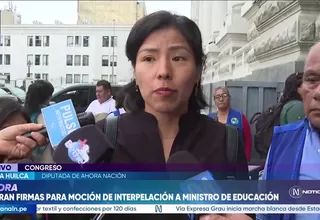 Indira Huilca sobre retiro de retiro de firmas en interpelación a ministro Chang: “Los temas de fondo siguen siendo los mismos”