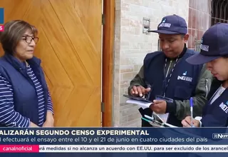 INEI hará nuevo censo experimental del 10 al 21 de junio
