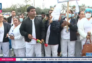 INEN: Trabajadores protestan por falta de insumos y medicamentos