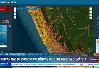 Alarma por más de 2100 zonas críticas vulnerables a emergencias en Perú