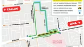 Inician desvíos por obras de Metro subterráneo en el Callao - Noticias de subterraneas