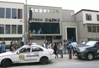 Inició el juicio oral por asalto y asesinato en la notaria Paino