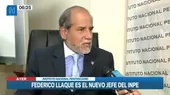 INPE: Federico Llaque es el nuevo jefe de la institución - Noticias de federico-basadre