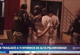 INPE traslada a 11 reos de alta peligrosidad de Chincha a cárceles de máxima seguridad