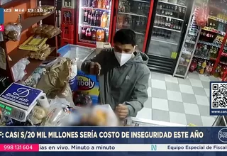 Inseguridad costará casi S/ 20 mil millones al país este 2025