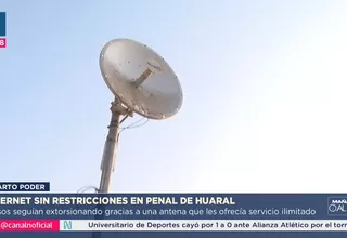 Internet sin restricciones en el penal de Huaral