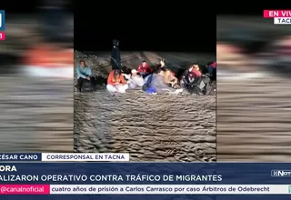 Operativo en Tacna interviene a 33 extranjeros y 6 peruanos por tráfico de migrantes