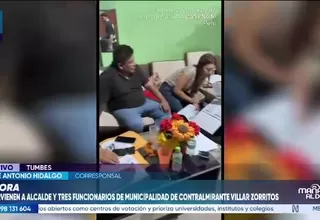 Intervienen al alcalde y tres funcionarios de la Municipalidad Contralmirante Villar Zorritos en Tumbes
