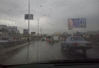 Una inusual garúa sorprendió a los limeños esta tarde