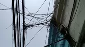 Invasión de cables en postes y techos generan peligro en Lima - Noticias de marana-cables