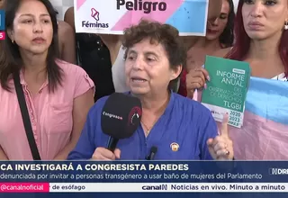 Susel Paredes será investigada por permitir ingreso de personas trans a baños del Congreso