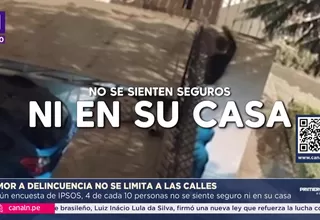 Ipsos: Percepción de inseguridad en Perú alcanza niveles críticos