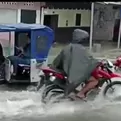 Iquitos: Calles lucen inundadas tras lluvia torrencial 