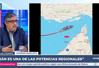 Óscar Vidarte: Irán tiene obstáculos para cerrar el estrecho de Ormuz