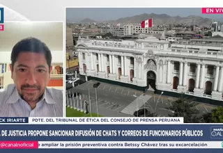 Iriarte: Congreso busca restringir prensa y controlar contenidos
