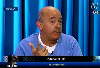 Isaac Mekler: Nadine Heredia me encargó buscar asilo político a Alberto Pizango