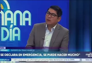 Iván Arenas: “La minería ilegal avanza por corrupción y falta de fiscalización”