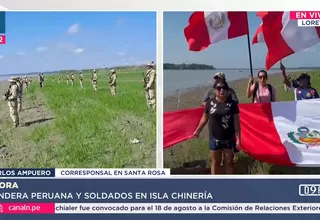 Izaron la bandera peruana tras incidente con político colombiano