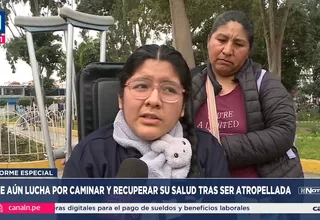 Jade, la niña que lucha por volver a caminar tras un accidente