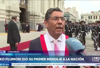 Jaime Delgado no quedó satisfecho con mensaje de Keiko Fujimori