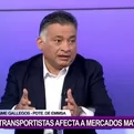 Jaime Gallegos: Solicitamos al gobierno que puedan encontrar una solución pronta a este problema del paro