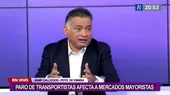 Jaime Gallegos: "Solicitamos al gobierno que puedan encontrar una solución pronta a este problema del paro" - Noticias de jaime-saavedra