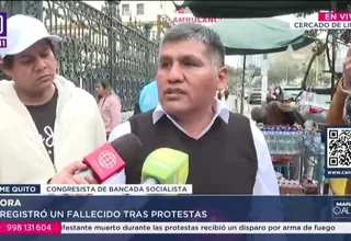 Jaime Quito pide censura ante crisis y nuevas protestas en el país