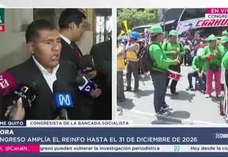 Jaime Quito pide reconsiderar dictamen del Reinfo por protestas