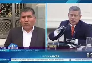 Jaime Quito rechaza otorgar facultades legislativas al Ejecutivo