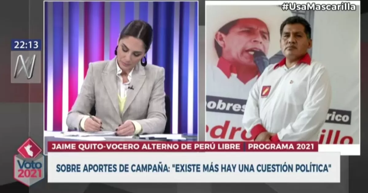 Jaime Quito sobre aportes de campaña: “Existe más de una cuestión política” Jaime Quito sobre aportes de campaña: “Existe más de una cuestión política”