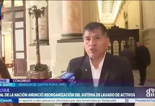 Jaime Quito: “Todo el Ministerio Público debe ser reorganizado”
