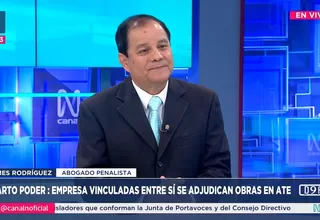 James Rodríguez: alcalde de Ate es responsable de contrataciones