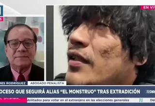 James Rodríguez: Erick Moreno no podrá recibir cadena perpetua por límites de extradición