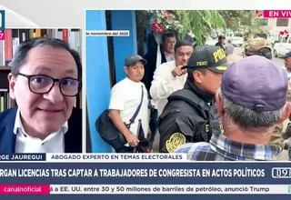 Jáuregui: Infracción de neutralidad no implica exclusión de candidatura de Roberto Sánchez