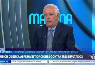 Javier Cipriani pide debatir facultades legislativas y cuestiona un eventual rechazo total