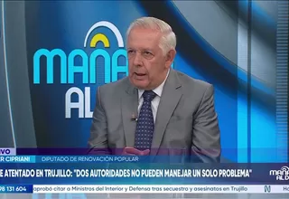 Javier Cipriani pide fortalecer a la Policía y defiende permanencia de Óscar Arriola