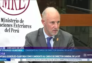 Javier González-Olaechea aspira a dirigir la OIT y plantea afrontar una “era disruptiva”