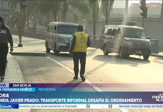 Javier Prado: Colectiveros continúan operando pese a prohibición del transporte informal