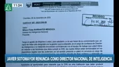 Javier Sotomayor renunció al cargo de director nacional de Inteligencia - Noticias de vacuna pfizer