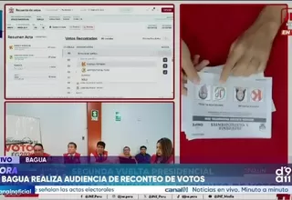 JEE de Bagua, Lambayeque, Chanchamayo y Tambopata iniciarán recuento de votos en actas observadas