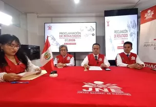 JEE concluyeron proclamación de resultados de segunda vuelta