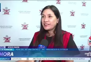 JEE Lima Centro 2 supervisa voto en el exterior por primera vez