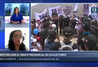 Jefa de estudios de opinión de IEP: "Los primeros seis lugares están empatados"