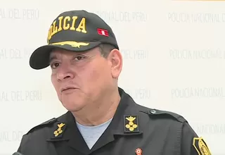 Jefe de la PNP sobre detenidos en manifestaciones: Las evidencias fueron presentadas a la Fiscalía